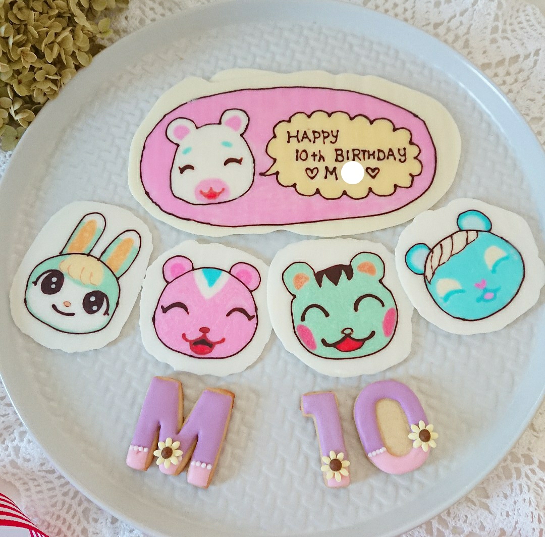 絵心なくても大丈夫！キャラチョコプレートの作り方①藍住 ママとこどものおかし教室 ティンカーベルズ ガーデン