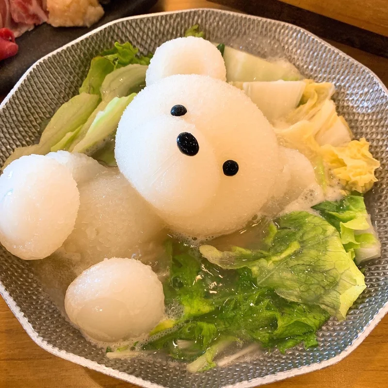 実食レポ かわいいくまちゃんがとけていく癒しの”一人鍋専門店”！「北海道めんこい鍋 くまちゃん温泉」渋谷宮益坂店 - ライブドアニュース
