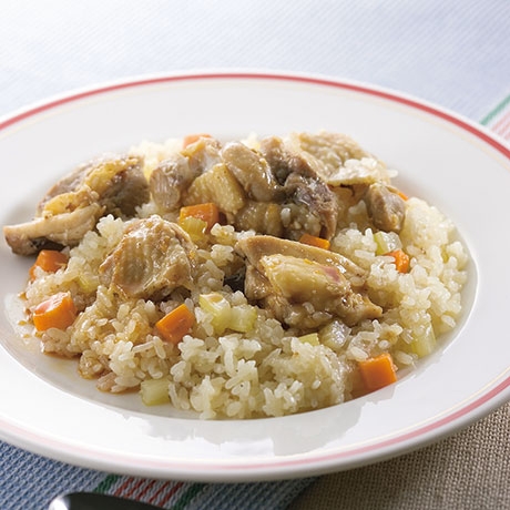 ガーリックでやみつきチキンライス