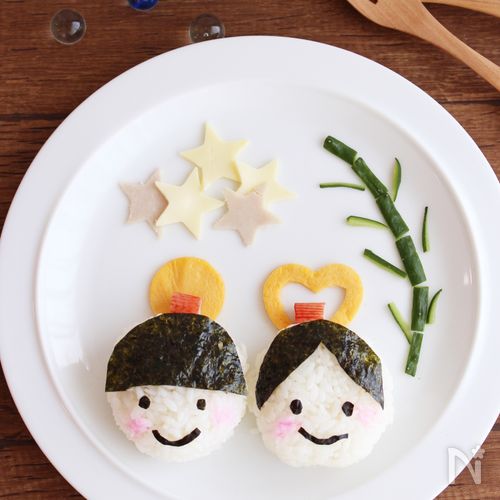 七夕おにぎり 身近な材料で！子供も喜ぶワンプレートごはん