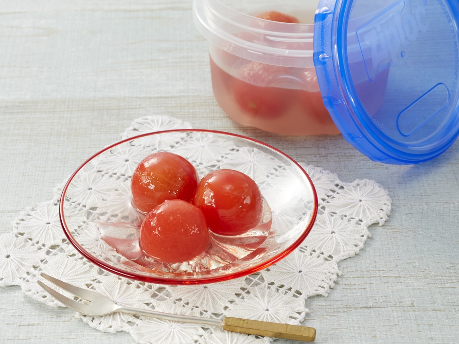 「ミニトマトのコンポート」の作り方