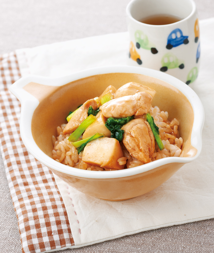 こどもごはん＞ふんわりささみ親子丼