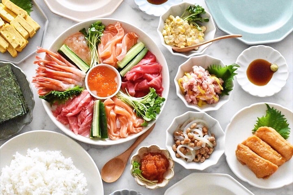 彩りあざやか海鮮太巻き寿司*恵方巻き』