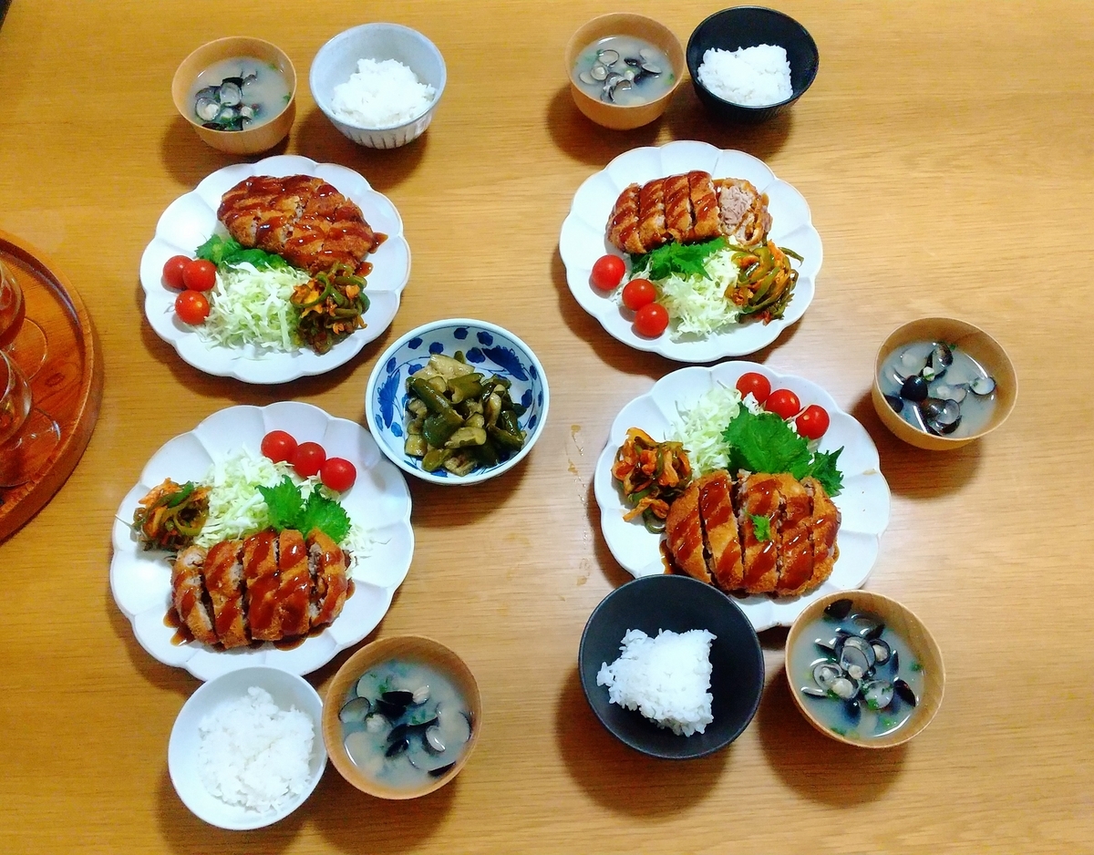 おろしポン酢トンカツの献立 : 美味しいごはん