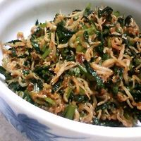 カルシウム補給にも!「小松菜とじゃこ」で作るあと一品フーディストノート