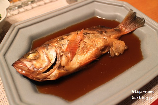 カレイの煮つけ献立