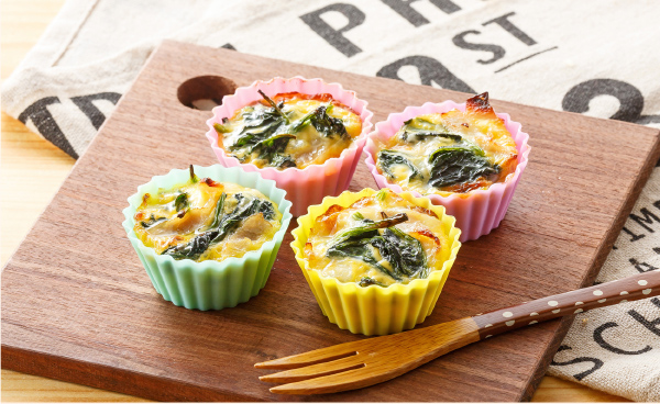 冷凍ほうれん草レシピ 凍ったまま調理でOK！お弁当にも使える♪ほほえみごはん-冷凍で食を豊かに-ニチレイフーズ