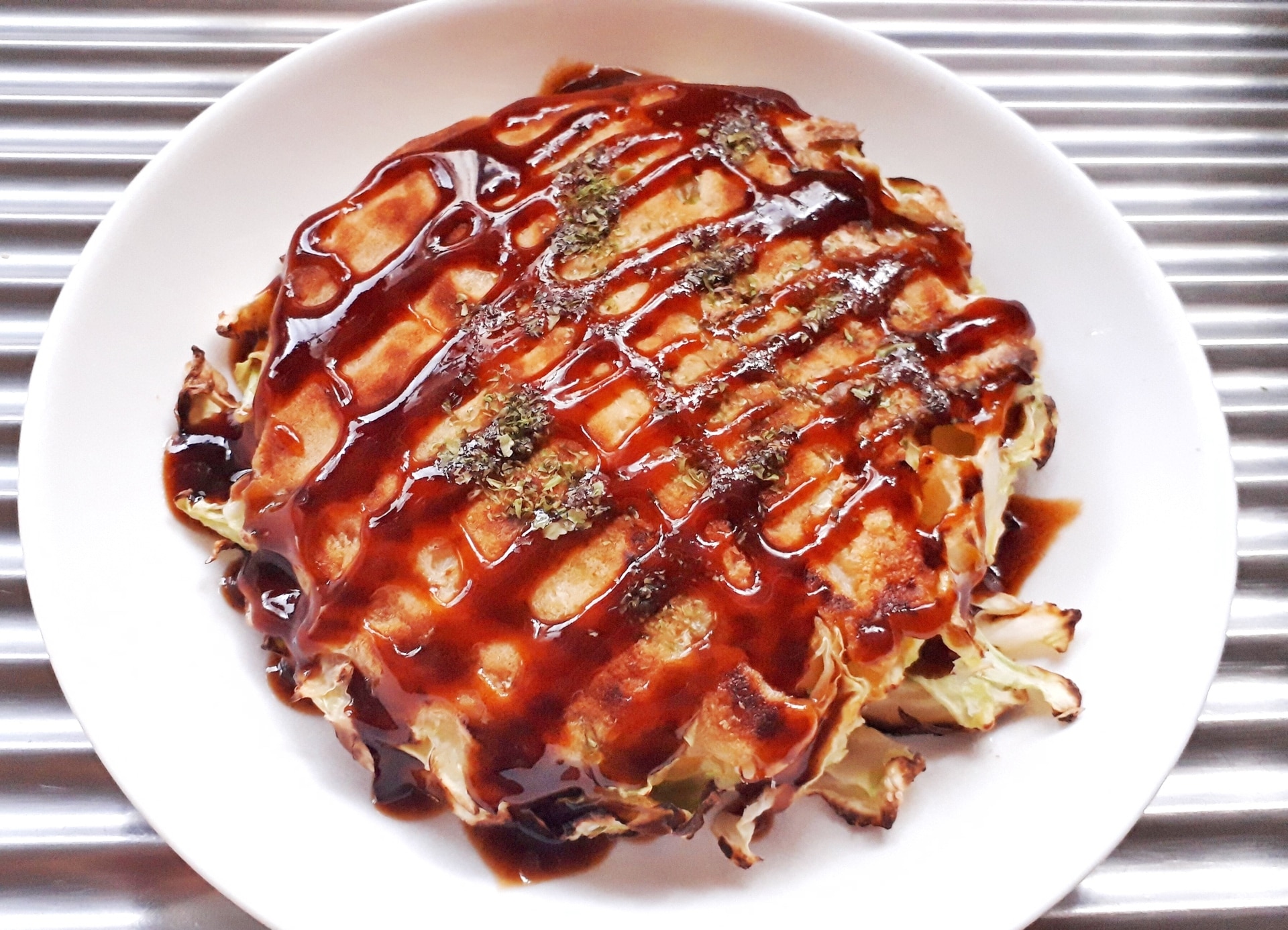 キャベツ焼きほぼキャベツだけのお好み焼き ? になりました。 - ズボラ爺の台所