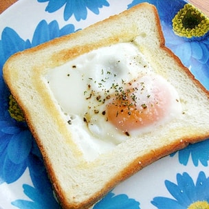 白身カリカリ目玉焼き