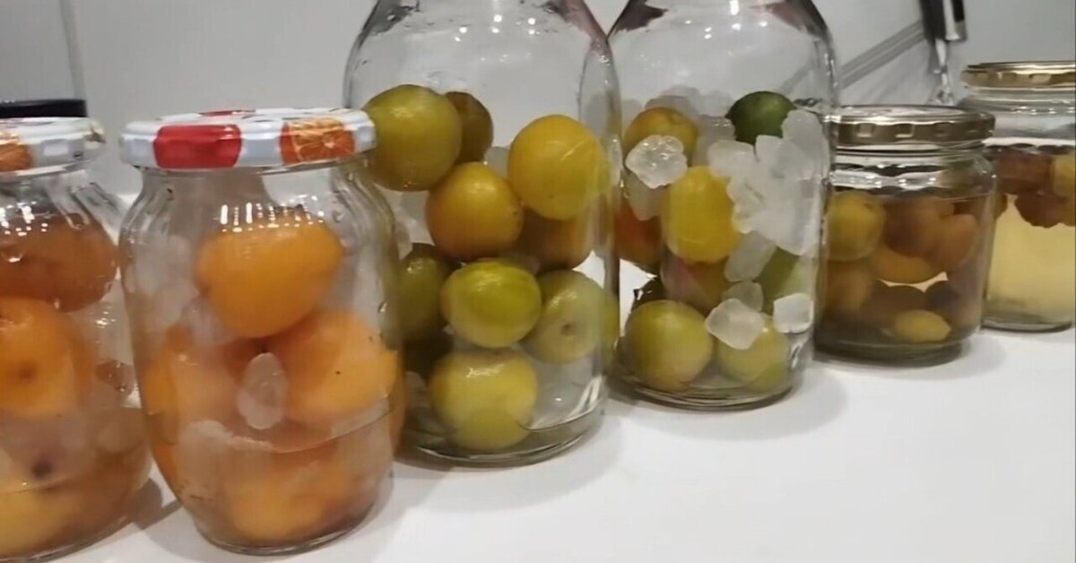 ビワのシロップ漬け