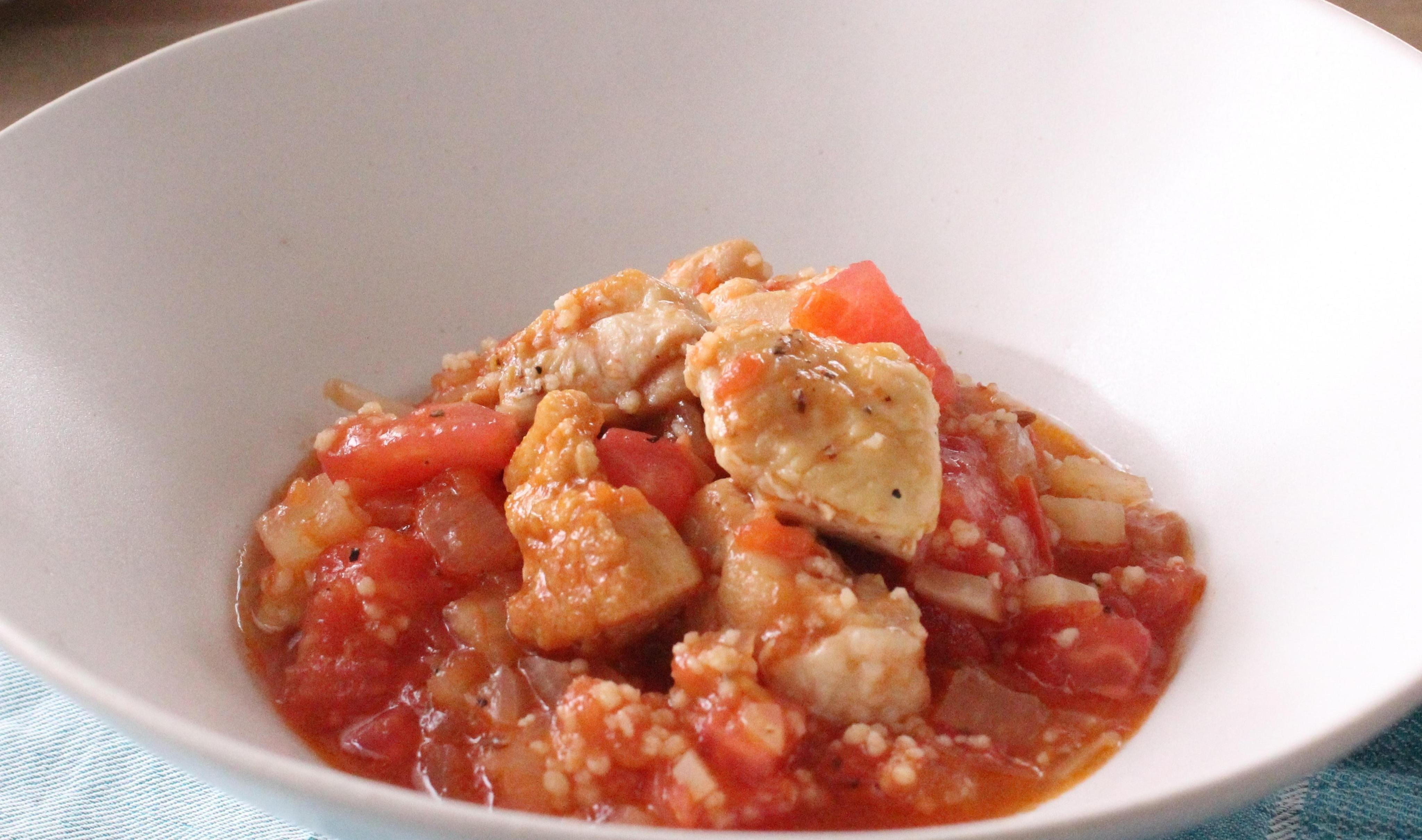 モロッコ風 鶏肉と野菜のタジン クスクス添え