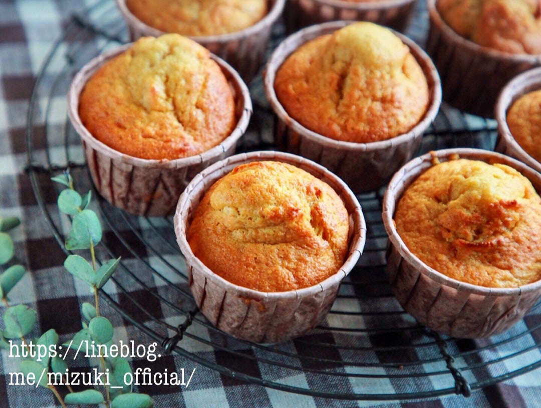 ホットケーキミックスde簡単バナナカップケーキ