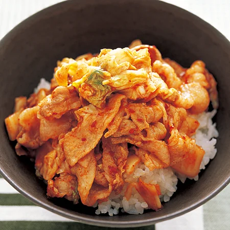 豚味噌キムチ炒め～簡単3stepおつまみ～