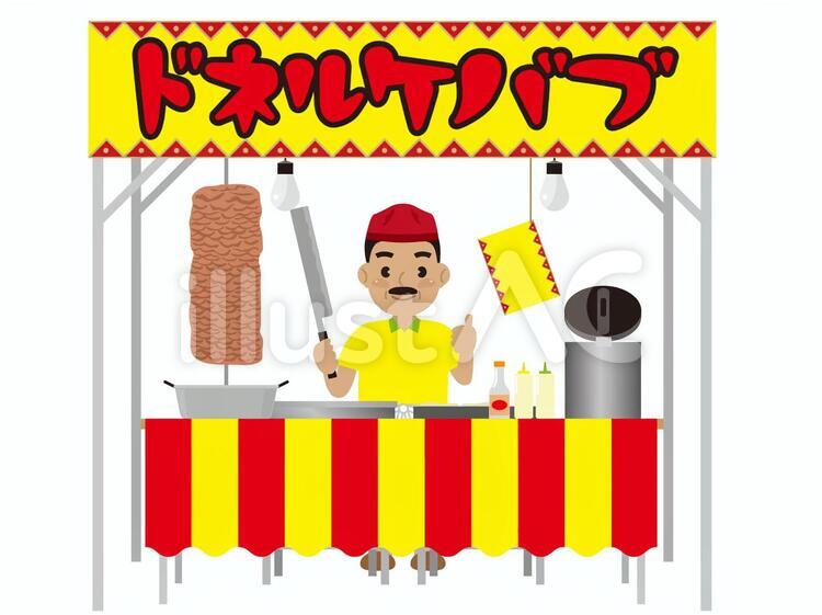 お昼ご飯は､初詣に行って屋台でロールケバブ🥙 ここのケバブ🥙美味しくて､出店するお祭りには､ほぼ全部行ってます✌️😃