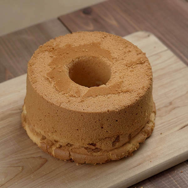 メープルシロップのシフォンケーキ
