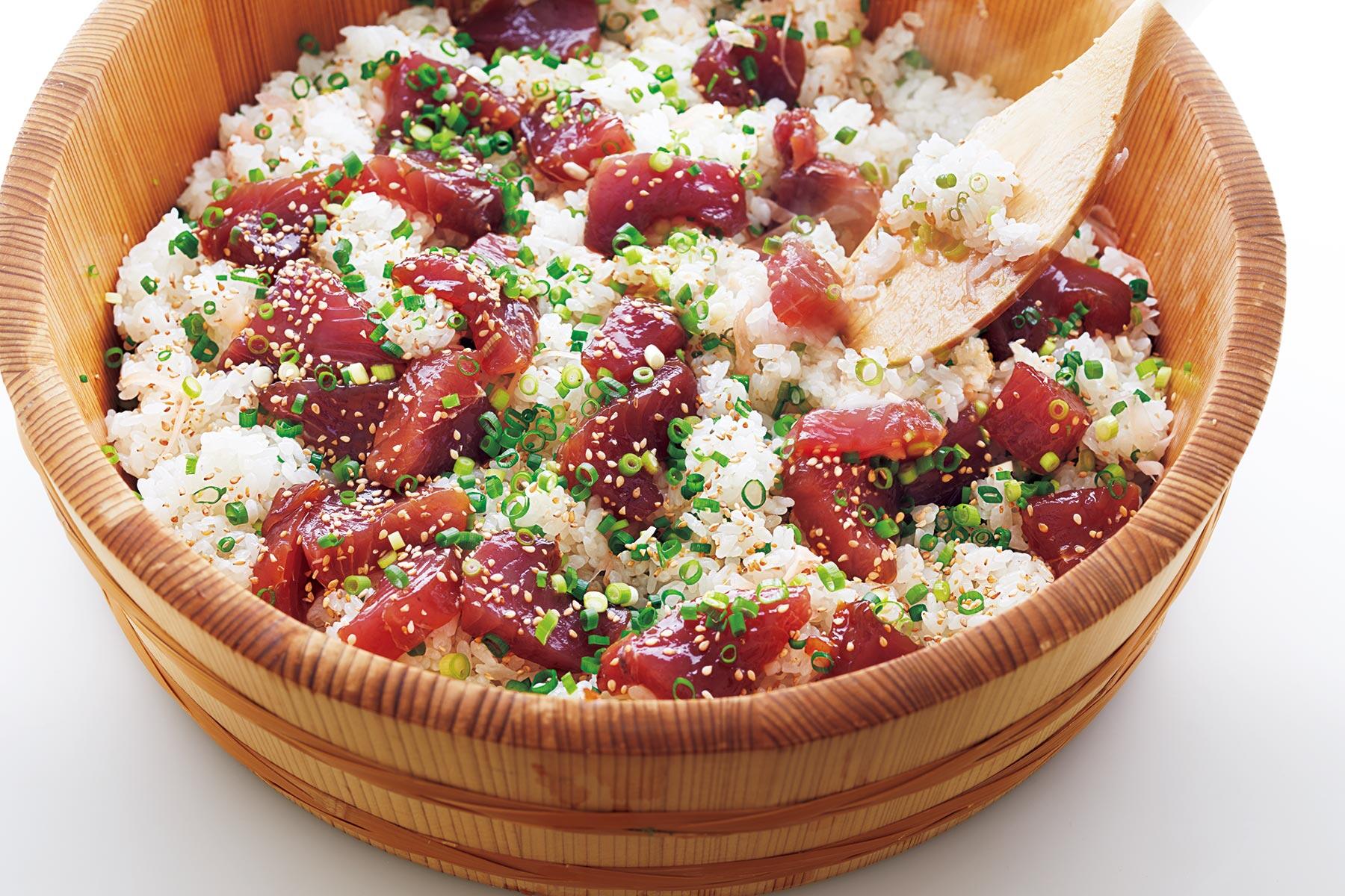 三重県郷土料理 かつおの手こね寿司