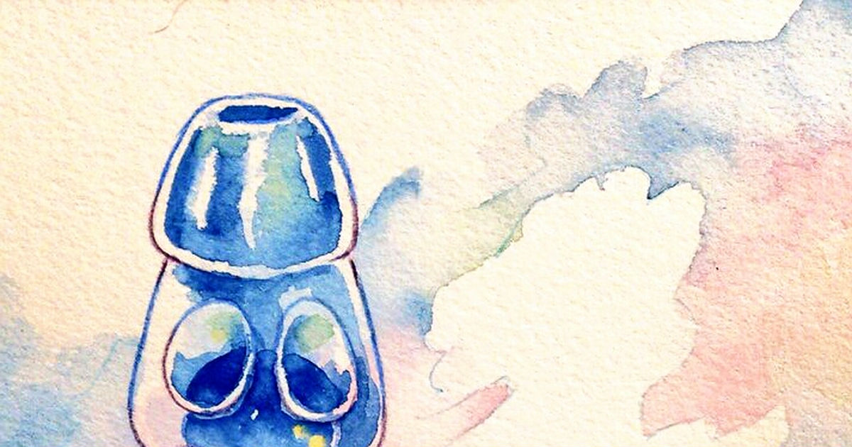 手書きクレヨン風のラムネ瓶イラスト・フリー素材なら「シンテリ」