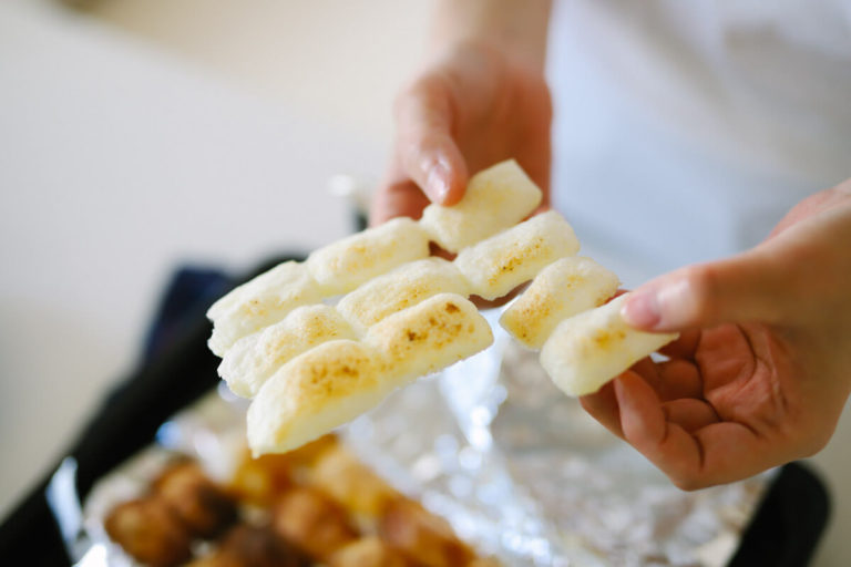 揚げないから簡単♪ レンジで3種の餅おかき