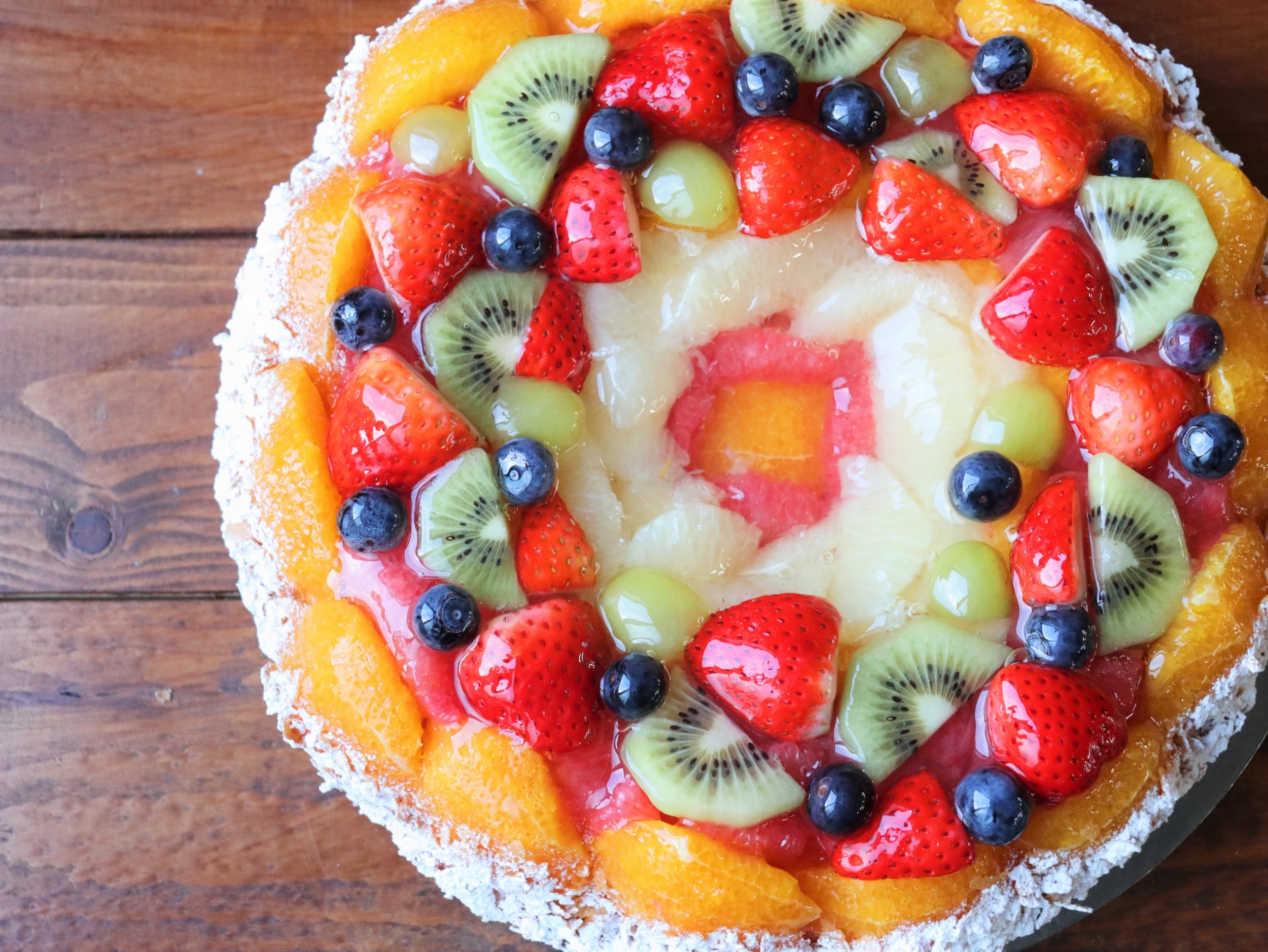 フルーツのデコレーション 12cm～18cm お菓子のリーフ