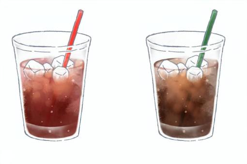 水彩風アイスコーヒーイラスト - No: 1093661無料イラスト・フリー素材なら「イラストAC」