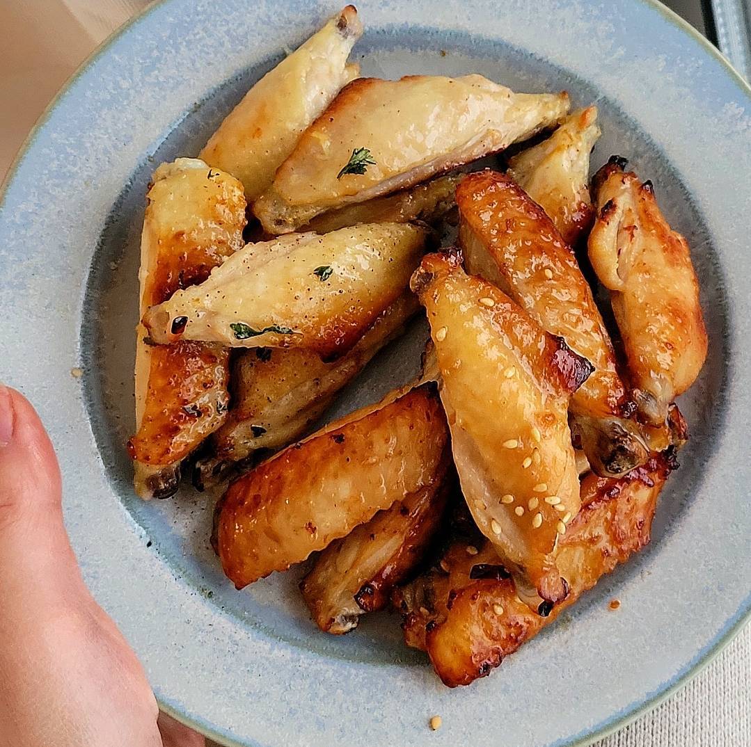 手羽中のガーリック焼き：簡単トースターレシピ