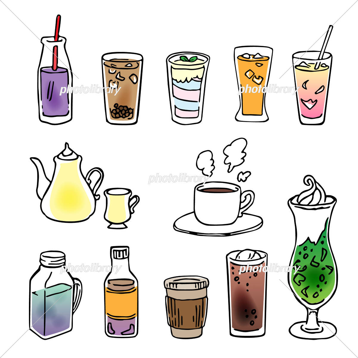 ドリンク イラストのベクトル - 無料の高品質ベクトルを Freepik からダウンロードFreepik