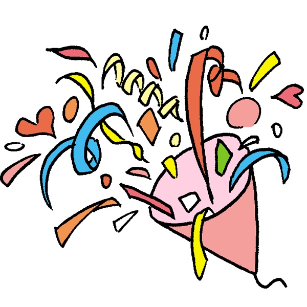 クラッカーのイラストかわいい無料素材 イラスト工房