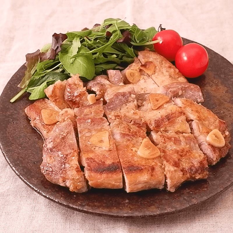 ポン酢でさっぱり 豚ロース焼き