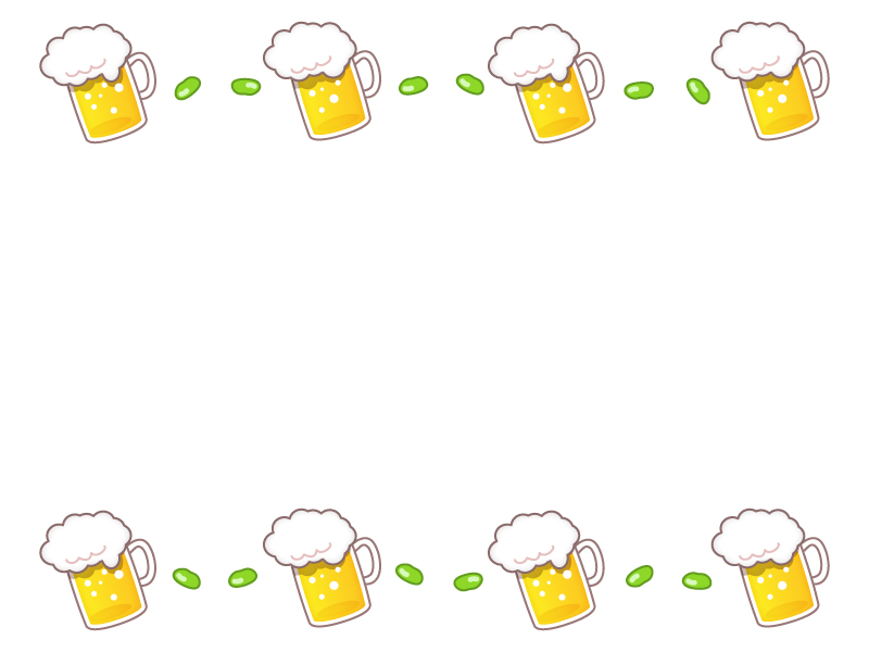 ビール イラスト かわいい : みさとぷりんと イラスト・背景素材