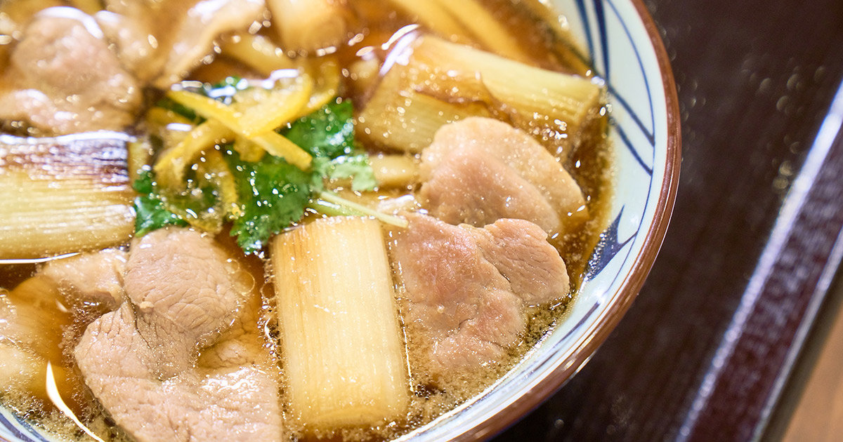 鴨のうまみがおいしい♪ 鴨ねぎうどん