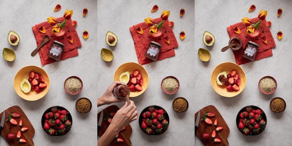 冷凍フルーツでOK！２種類のフルーツとミルクでつくるフルーツのスムージーボウル レシピ3選食べチョク&more