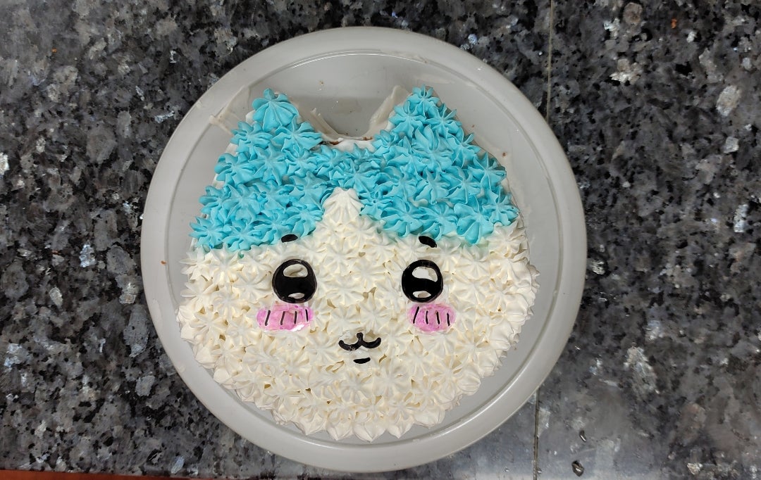 ありがとうございました☺︎ .お祝いケーキ ちいかわちいかわケーキ ちいかわうさぎオーダーケーキ季節のフルーツデコレーションショート ケーキデコレーションケーキ誕生日ケーキキャラチョコ キャラクターケーキデザート お菓子 洋菓子お菓子作り