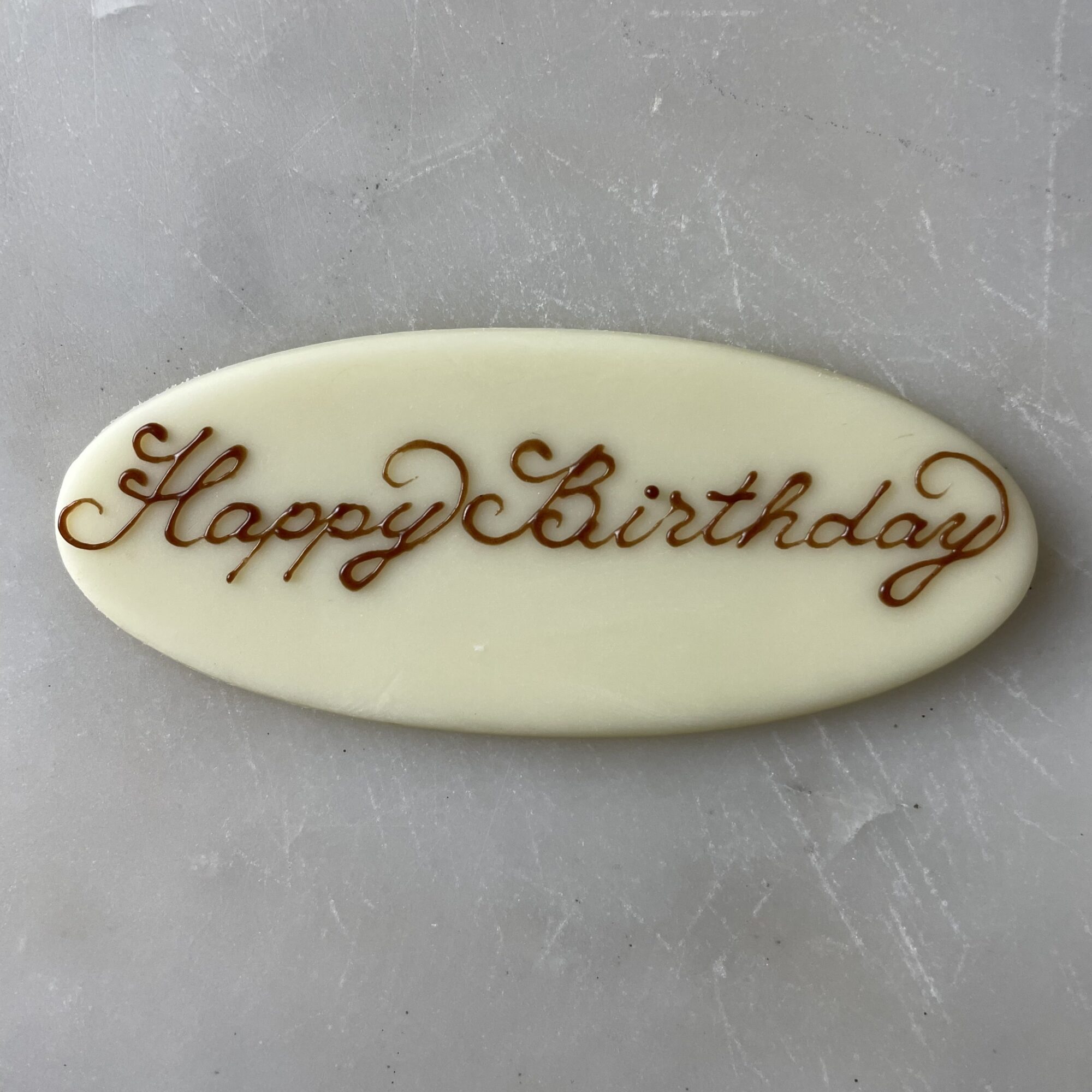 追加のチョコプレート 誕生日ケーキ