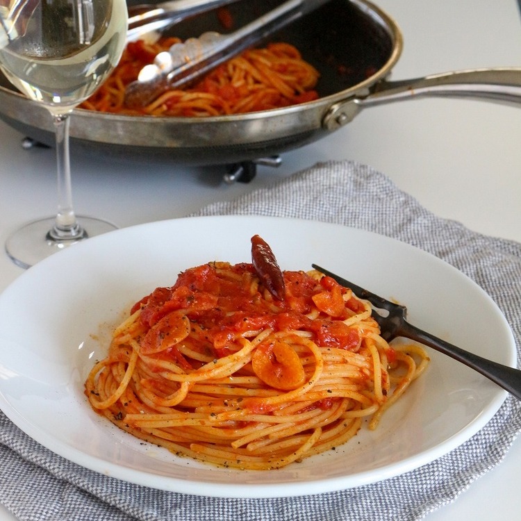 おつまみにも！簡単明太子パスタ☆