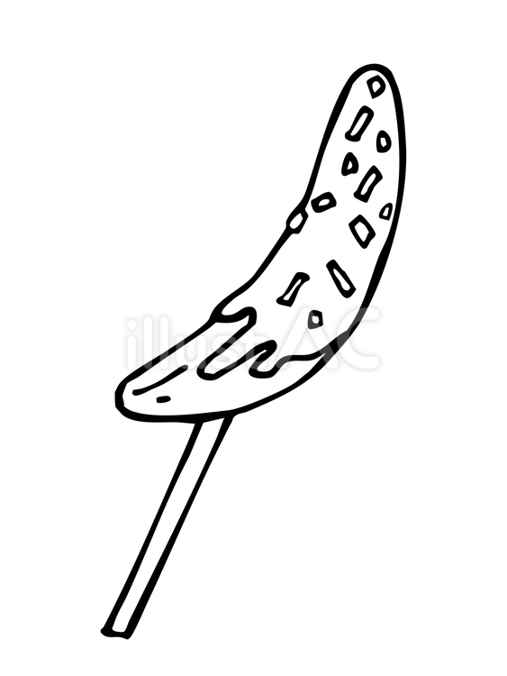 りんご飴 フルーツ飴 チョコバナナ スケッチ 線画イラストのイラスト素材103419142- PIXTA