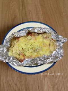 簡単★白菜とベーコンのチーズ焼き