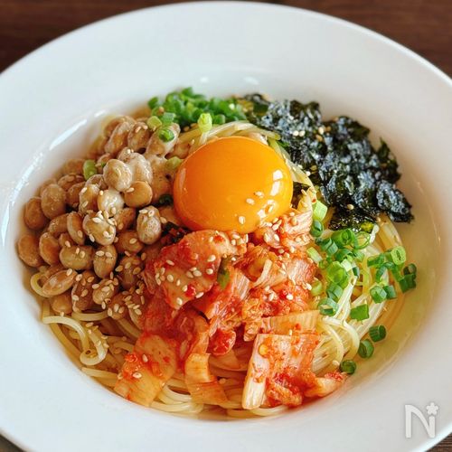 納豆パスタ🍝冷製納豆パスタ🍝 YouTube 馬場ごはん簡単な作り方紹介してます✨ ▷ @hiro88 こちらからみて是非作ってみて下さい🤗ーーーーーーーーーーーーーーーー『材料』納豆パスタ🍝 パスタ9分茹で100g 納豆1パック 白だし10ml めんつゆでも水60ml