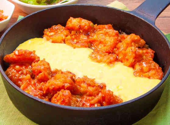 18フライパン1つで作れる至高のエビチリ エビのチリソース煮 - YouTube