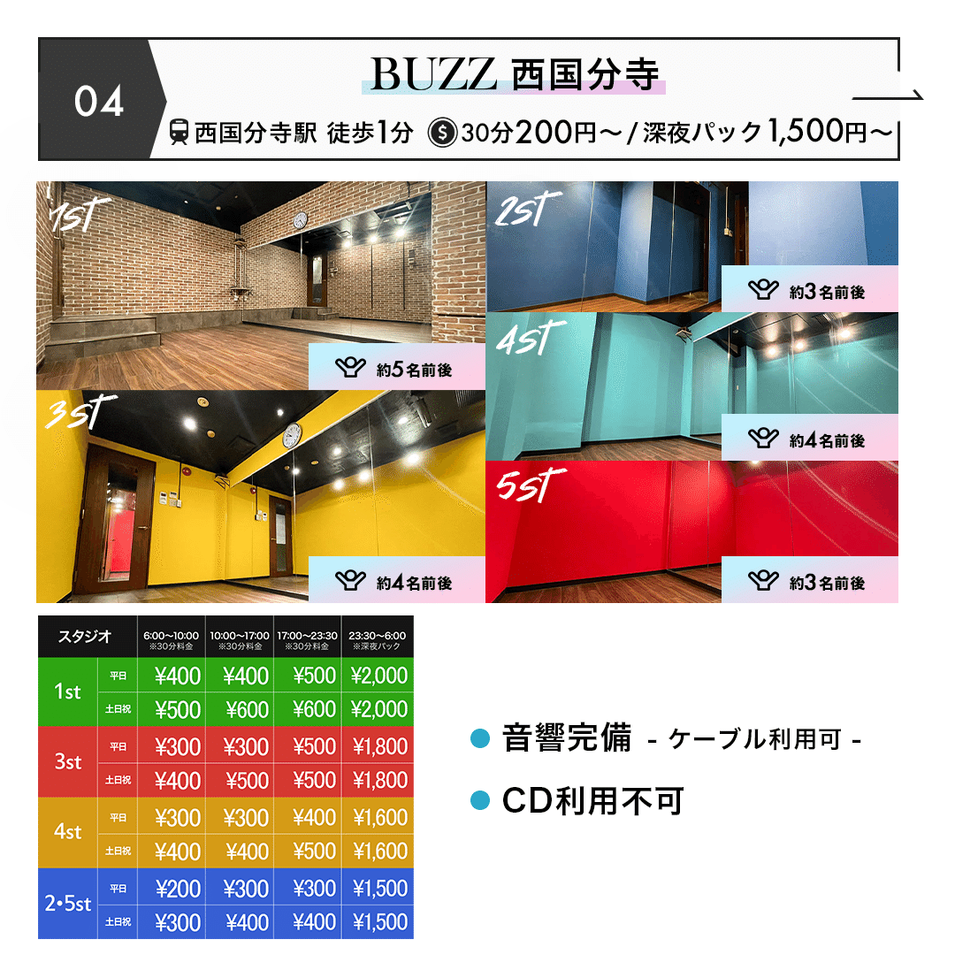 BUZZ西国分寺 - Studio