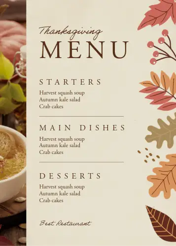 飲食店のメニュー表のおすすめテンプレート集！Canvaで無料で作ろう