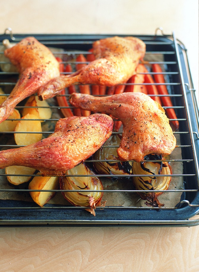 コスパ最高!手羽元と彩り野菜の甘辛ローストチキン★クリスマス