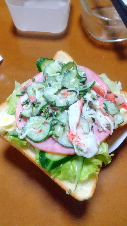 楽しみにしていた穂紫蘇 しその実 *天婦羅にしてみたつぐみ