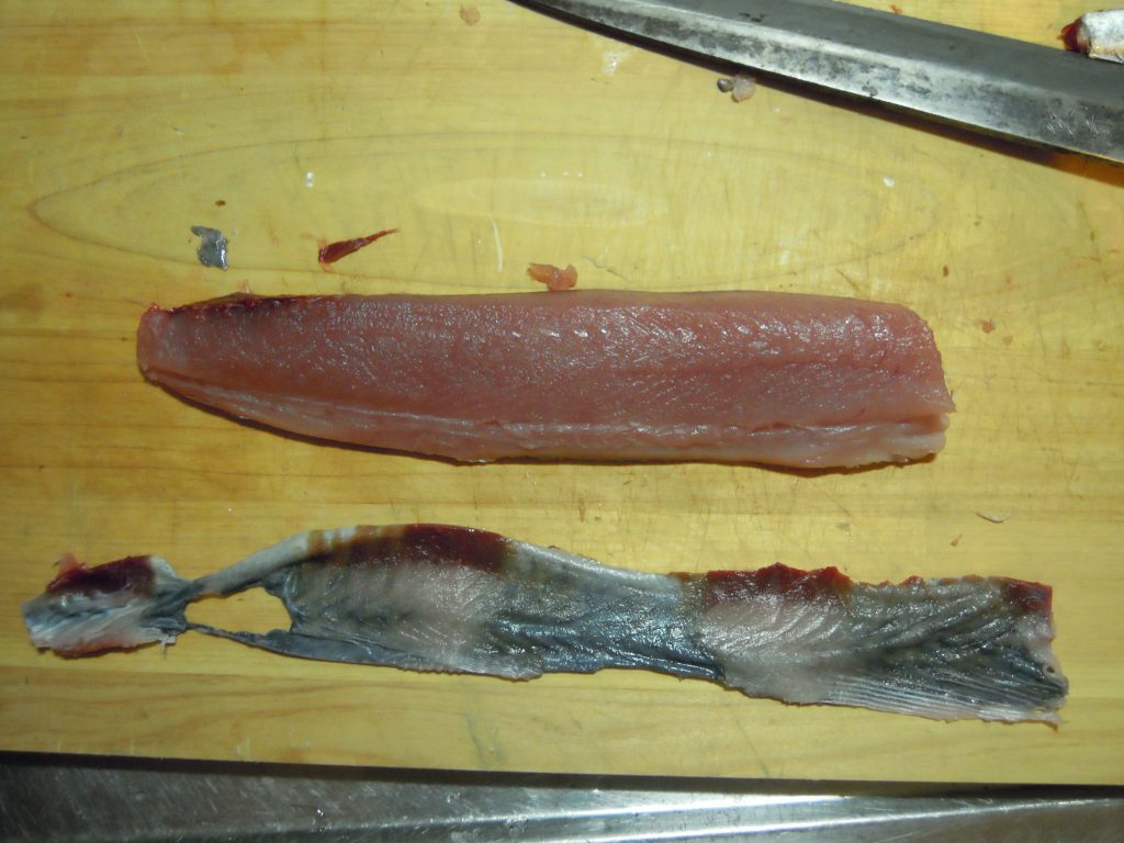 フライパンで。かつおのたたき