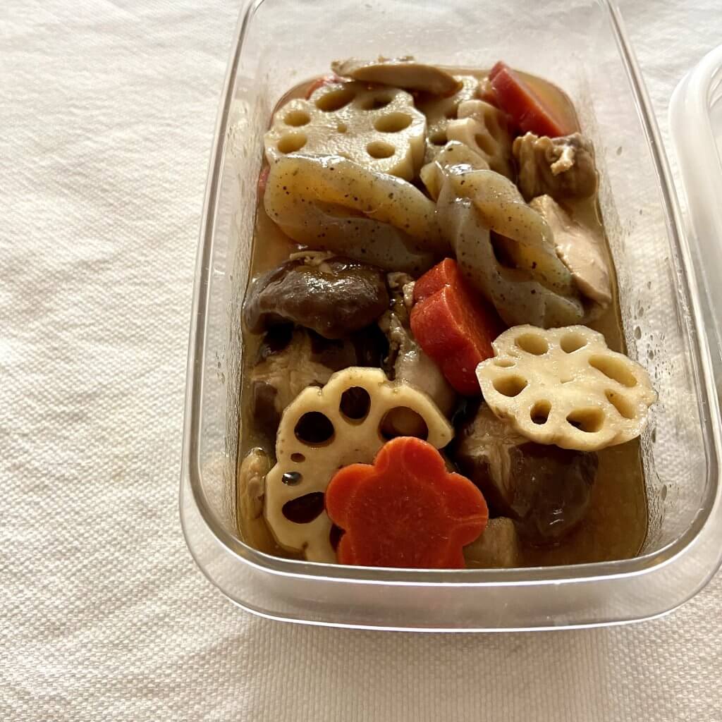 我が家の定番 栗原はるみさん レシピの筑前煮。LEE