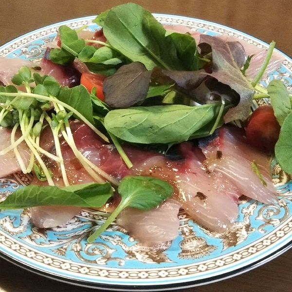 シンプル ハマチのカルパッチョクラシル