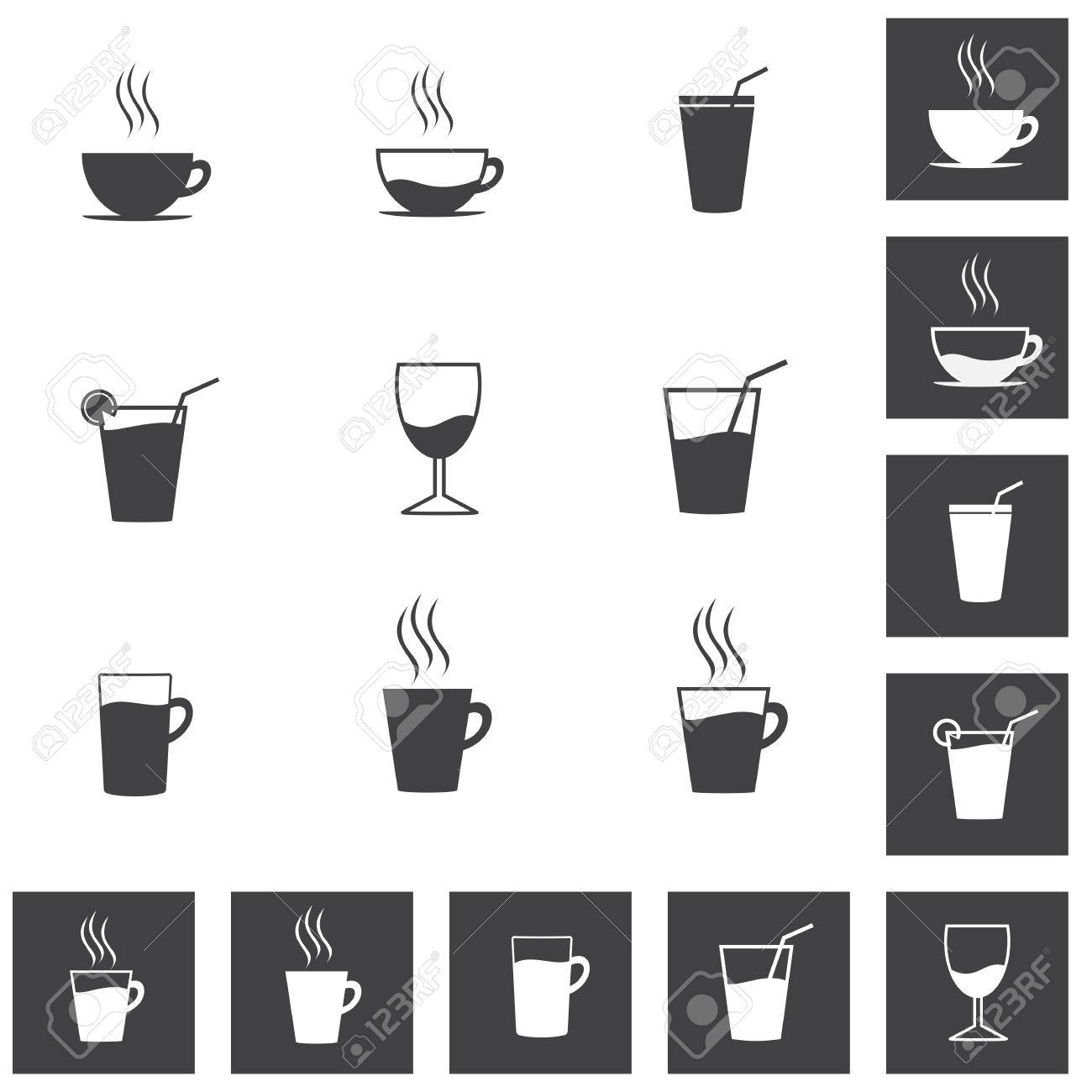 ドリンクのイラストセット無料イラスト素材素材ラボ