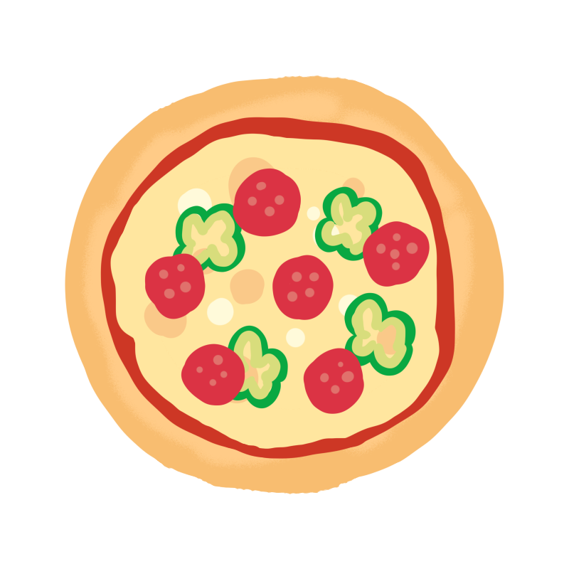 ピザ 」の無料フリー素材イラスト・アイコンのフリー素材なら「フリーアイコンズ」