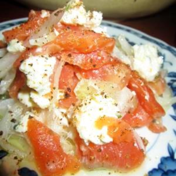 クリームチーズのサーモン巻き