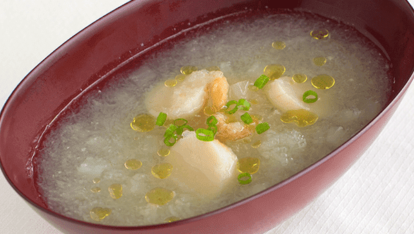 オリーヴの森オンラインショップホタテと大根のみぞれスープ