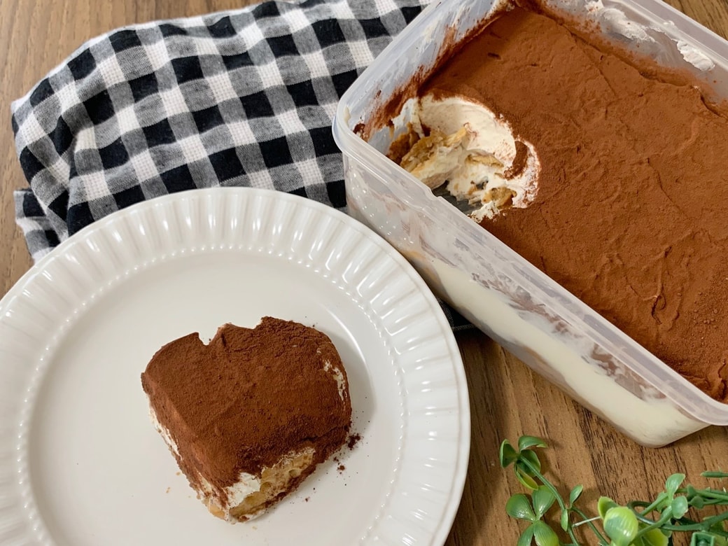 マスカルポーネ不使用!マシュマロ&クリチの濃厚ティラミス